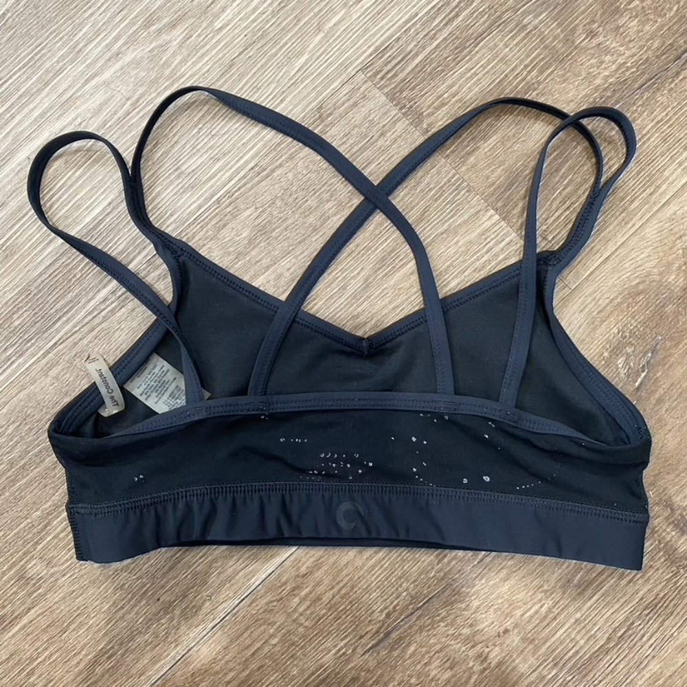 Aritzia The Constant Criss Cross Back Sports Bra Black Small - Picture 2 of 4